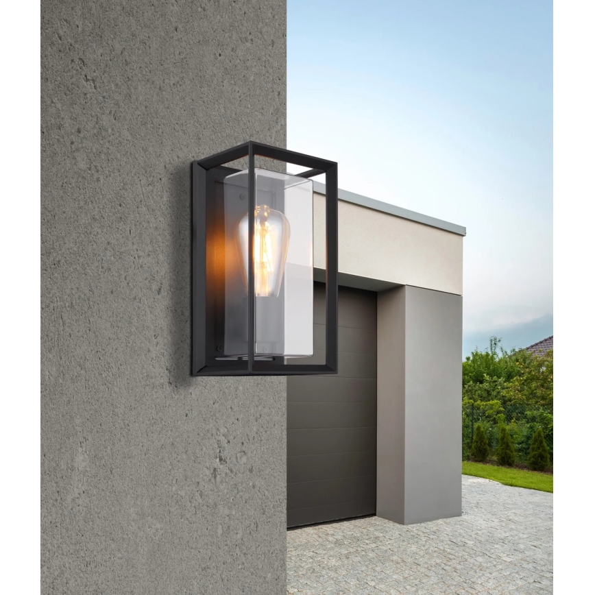 Globo - Applique da esterno 1xE27/60W/230V IP44 nero