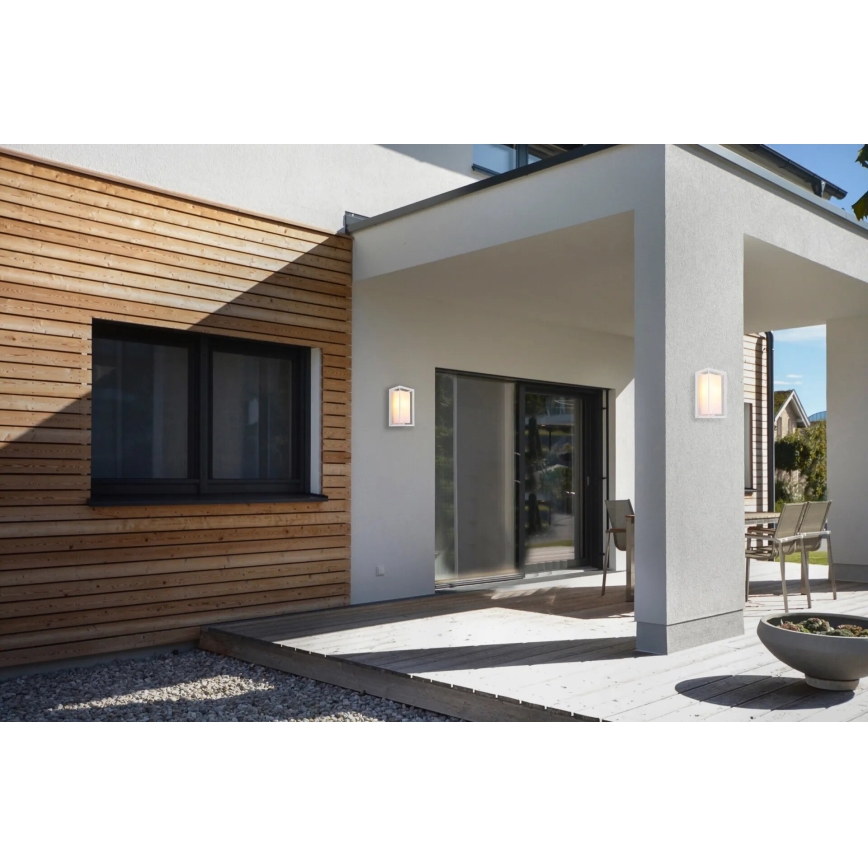 Globo - Outdoor-Wandleuchte 1xE27/60W/230V IP44 weiß