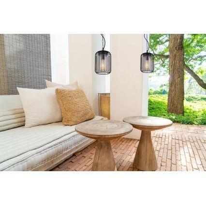 Globo - Lampadario da esterno sospeso con catena 1xE27/15W/230V