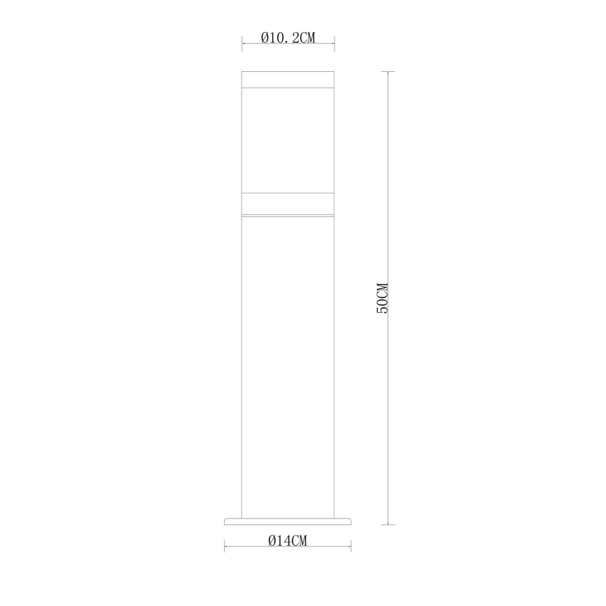 Globo - Lampada da esterno 1xE27/60W/230V 50 cm IP44