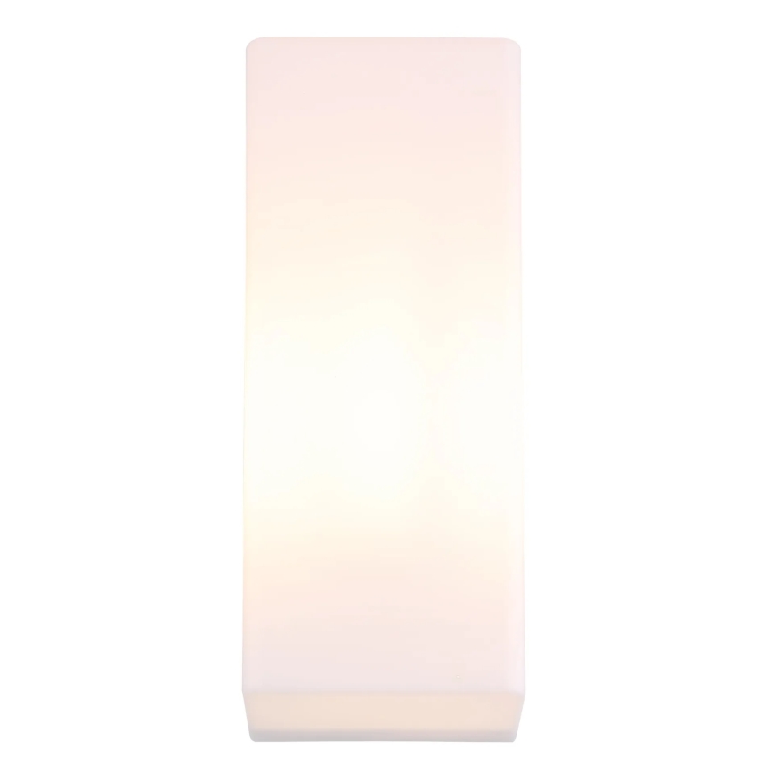 Globo - Applique murale extérieure 1xE27/15W/230V IP44 blanche