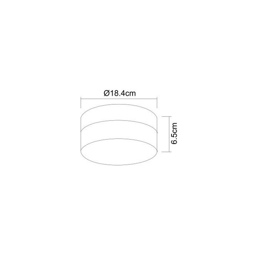 Globo - Luminaire salle de bain 1xE27/60W/230V d. 18,4 cm IP44