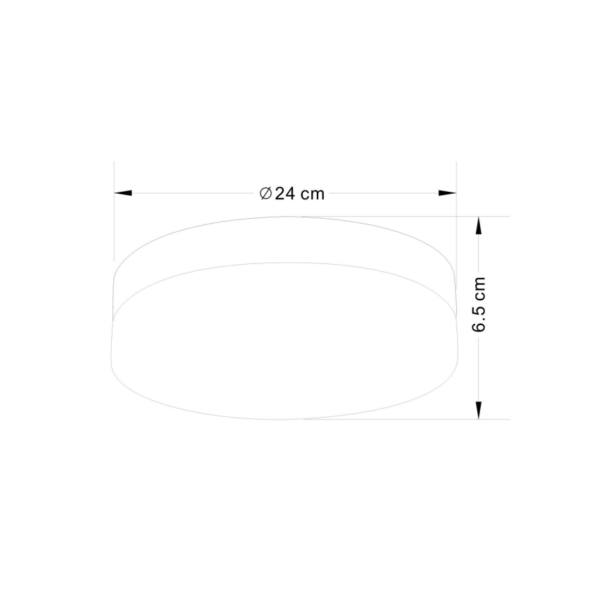 Globo - Luminaire salle de bain 2xE27/40W/230V d. 24 cm IP44