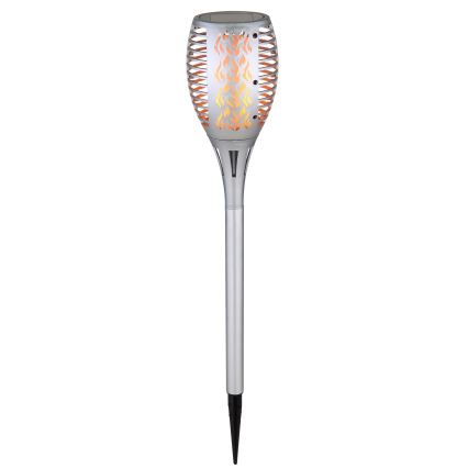 Globo - Lampe solaire LED/3,6W/3V 1800K IP44 chrome brillant