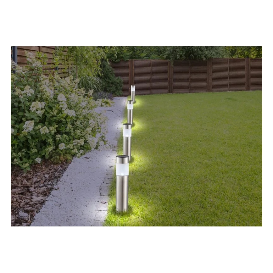 Globo - SET 4x Lampada solare LED LED/0,07W/3V IP44 600 mAh
