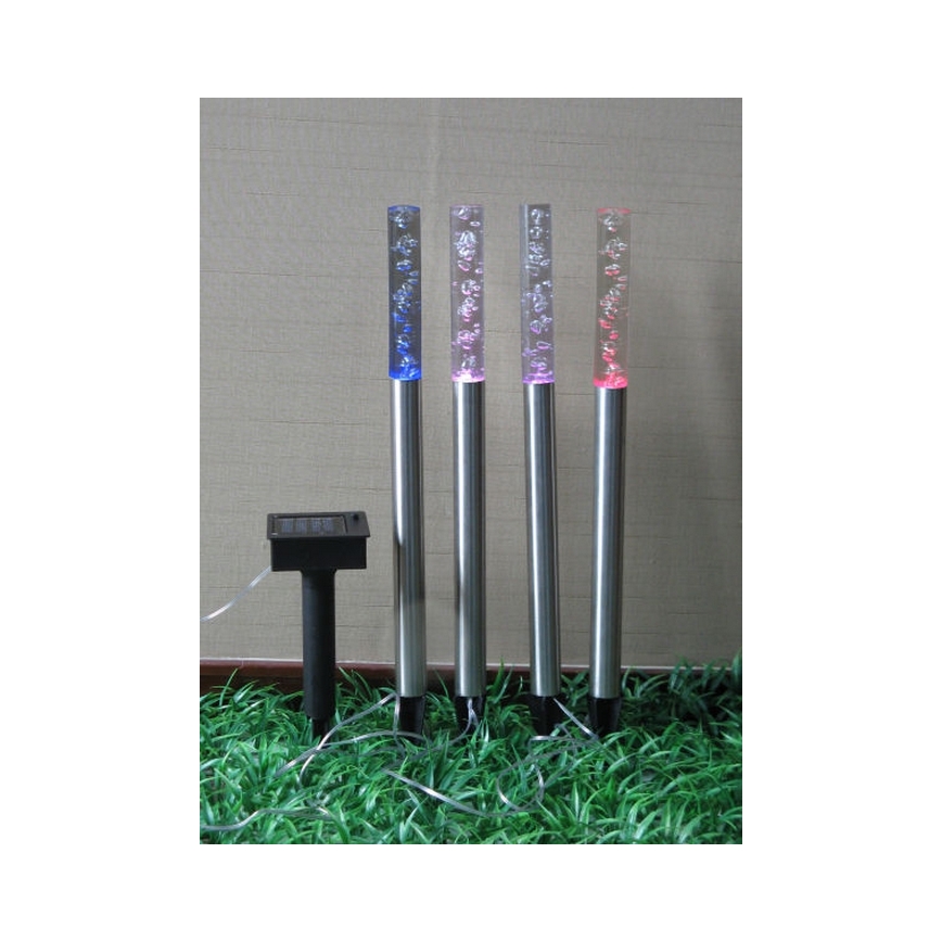 Globo - LOT 4x Lampe solaire LED 4xLED/0,07W IP44