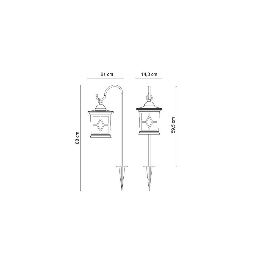 Globo - Lampe solaire LED LED/0,05W/3,2V IP44