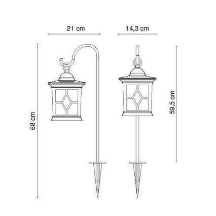 Globo - LED-Solarlampe LED/0,05W/3,2V IP44