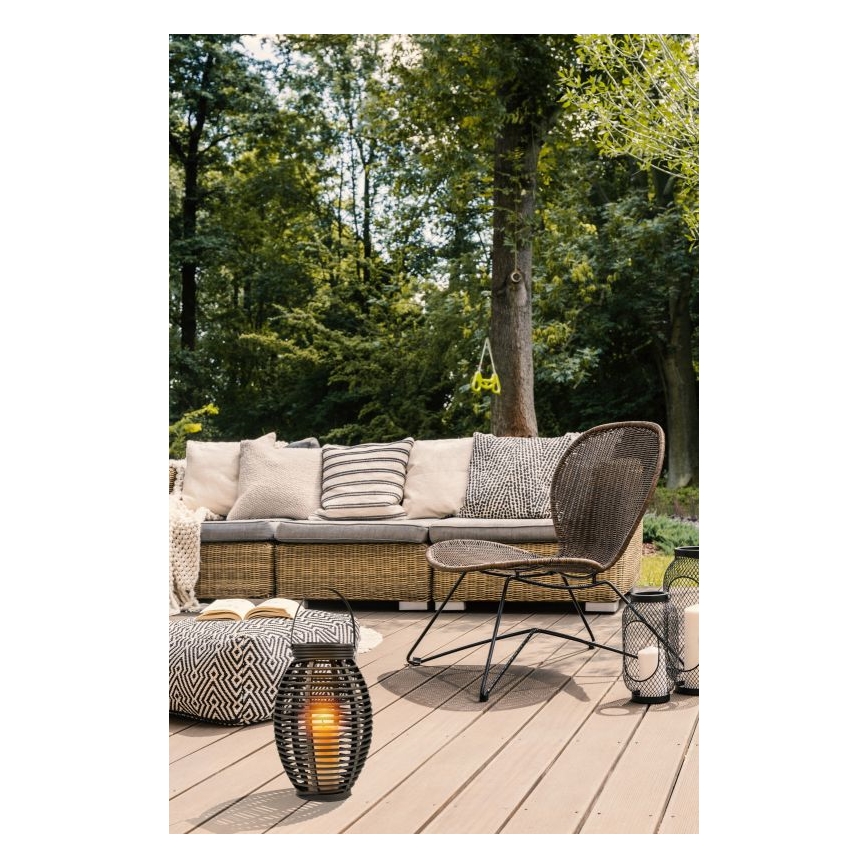 Globo – LED-Solarleuchte LED/0,06W/3,2V IP44 Rattan