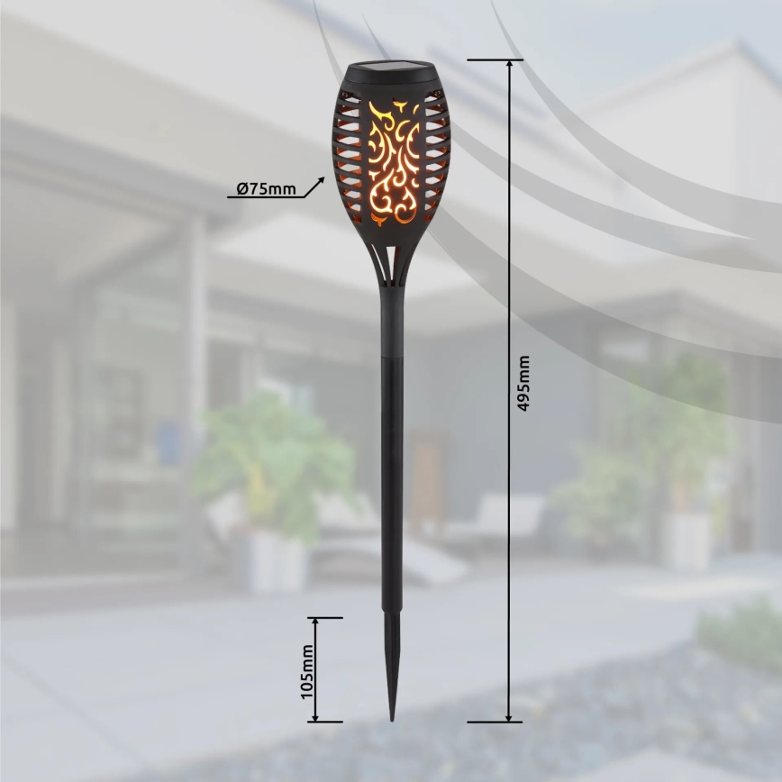 Globo - SET 3x Lampada solare LED LED/0,1W/3V IP44
