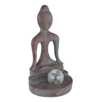 Globo - Lampe solaire LED 3V IP44 200 mAh, statue de Bouddha