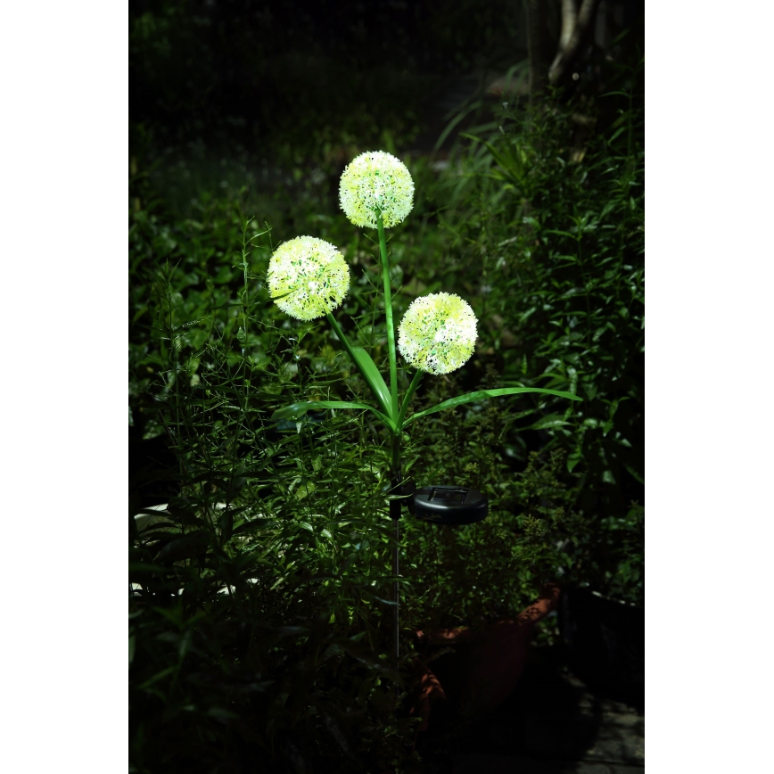 Globo - Lampada solare LED 3xLED/0,06W/3V 5000K IP44 200 mAh gialla