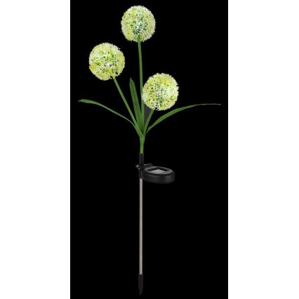 Globo - Lampada solare LED 3xLED/0,06W/3V 5000K IP44 200 mAh gialla