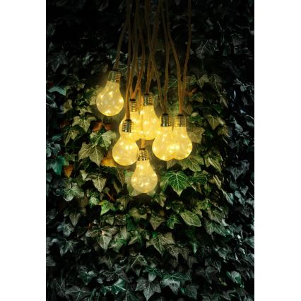 Globo - Guirlande solaire décorative 50xLED/0,06W/3,2V 570 cm IP44