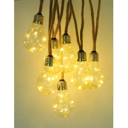 Globo - LED Solare catena decorativa 50xLED/0,06W/3,2V 570 cm IP44
