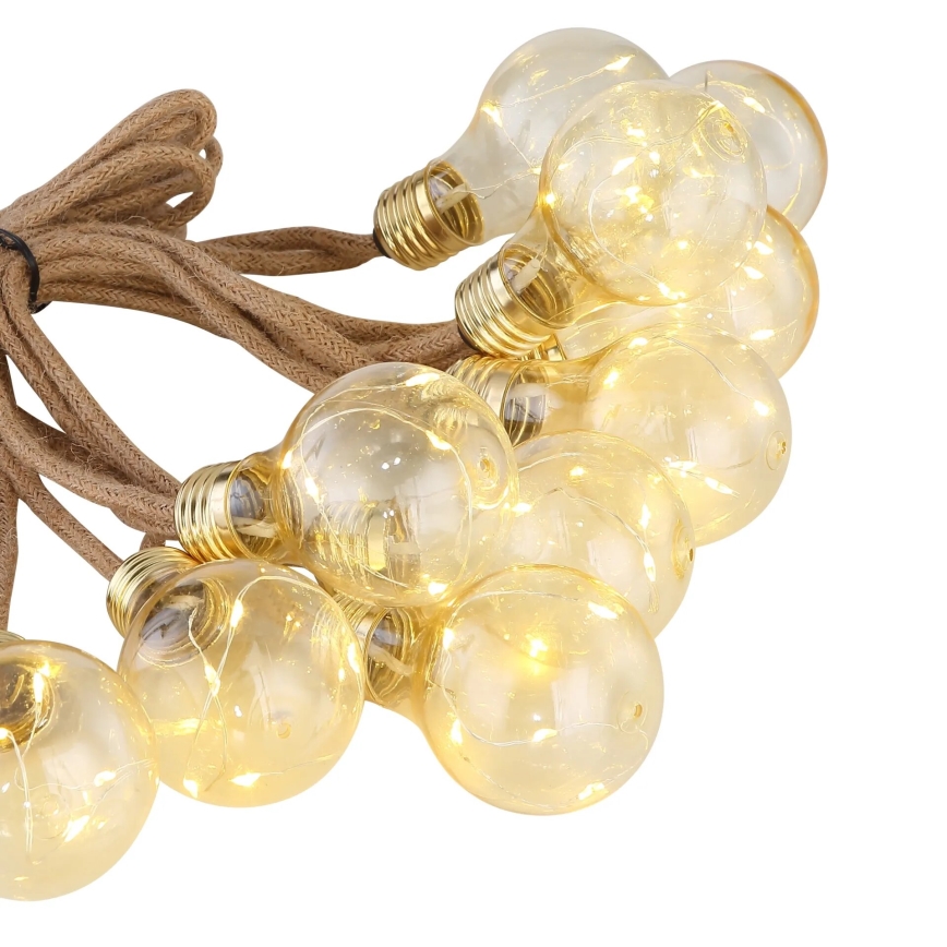 Globo - LED Solare catena decorativa 50xLED/0,06W/3,2V 570 cm IP44