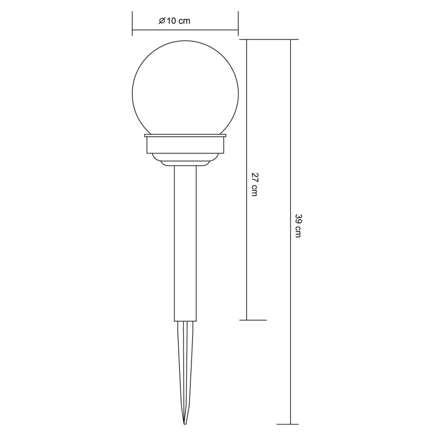 Globo 33699-12 - Lampada LED solare LED/1,2V IP44