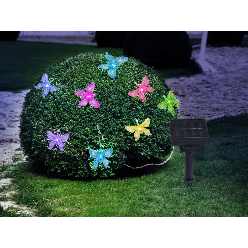 Globo - Guirlande décorative RGB 10xLED/0,06W/3,2V 470 cm IP44