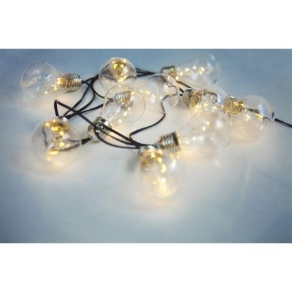 Globo - Catena LED solare 10xLED/0,06W/3,2V 380 cm IP44 600 mAh