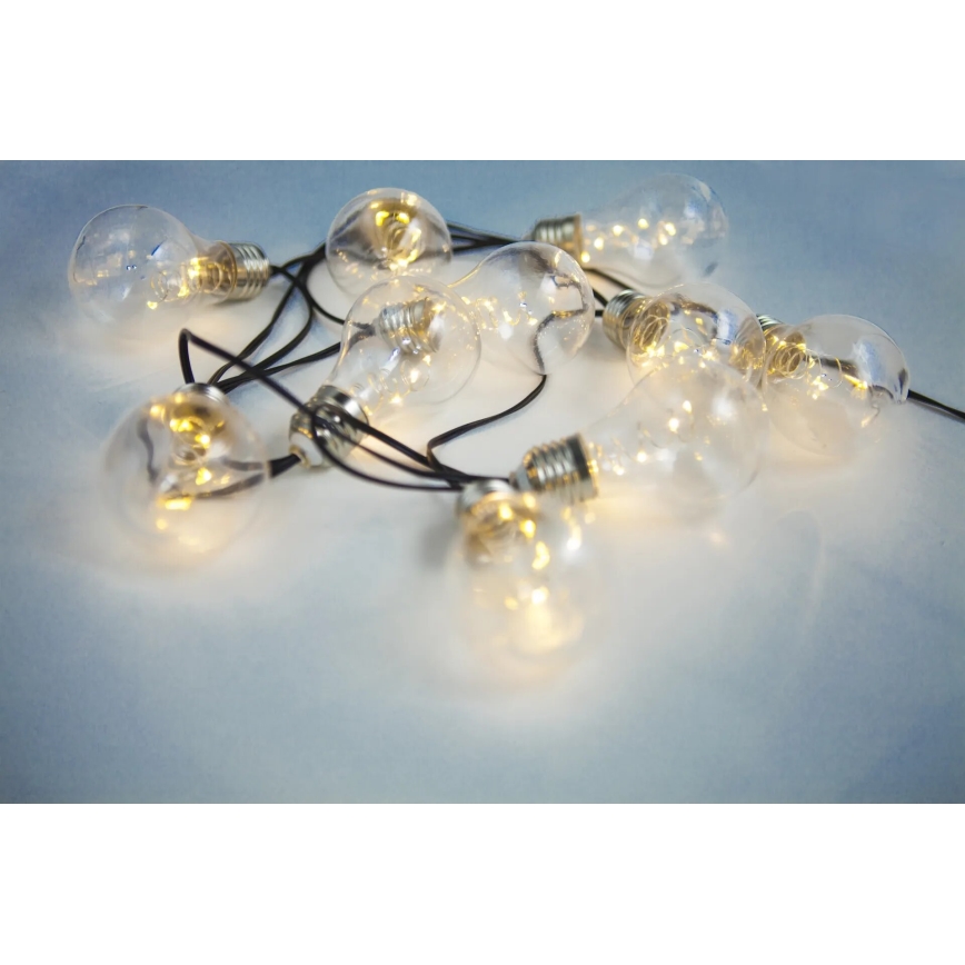 Globo - Catena LED solare 10xLED/0,06W/3,2V 380 cm IP44 600 mAh