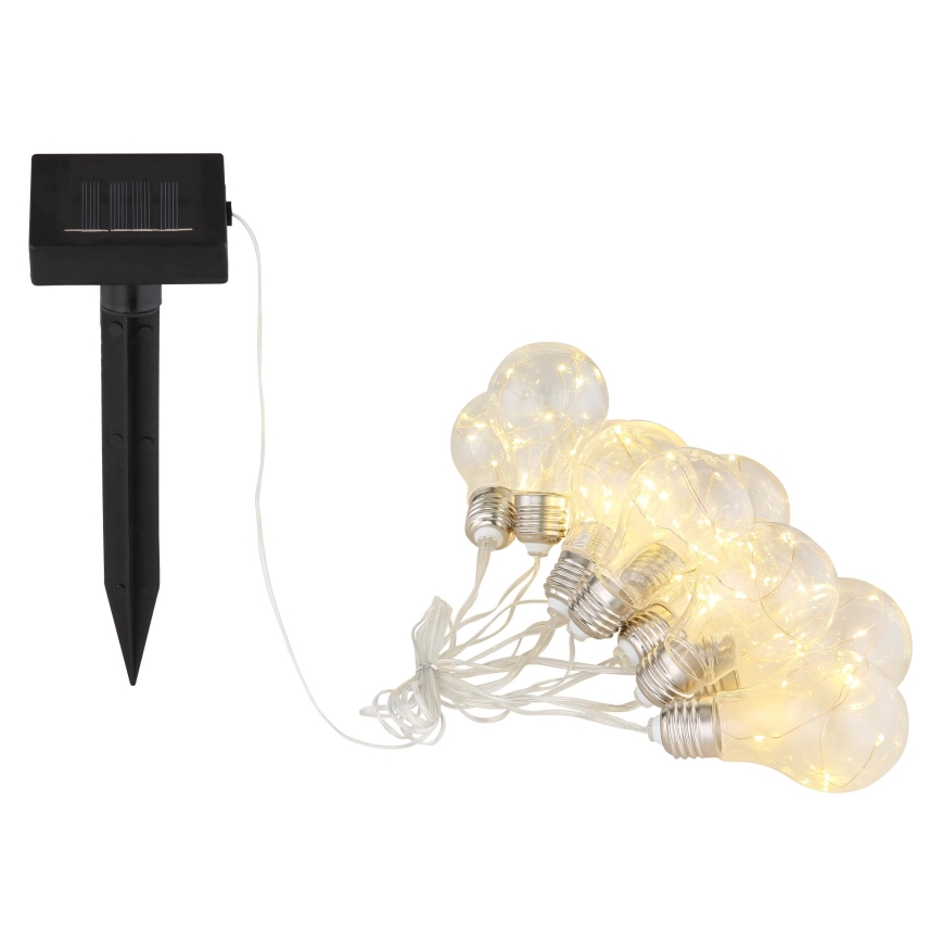 Globo - Catena LED solare 10xLED/0,06W/3,2V 380 cm IP44 600 mAh
