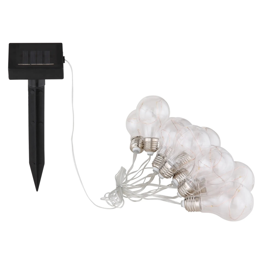 Globo - Catena LED solare 10xLED/0,06W/3,2V 380 cm IP44 600 mAh