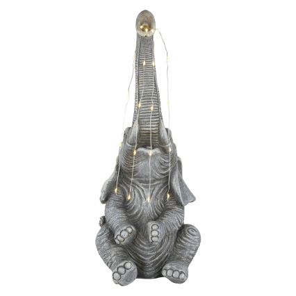 Globo - LED-Solardekoration 20xLED/0,02W/3V IP44 Elefant