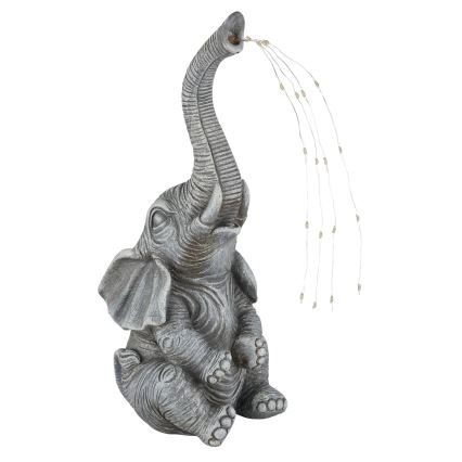 Globo - LED Solare decorazione 20xLED/0,02W/3V IP44 elefante