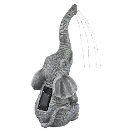 Globo - LED Solare decorazione 20xLED/0,02W/3V IP44 elefante