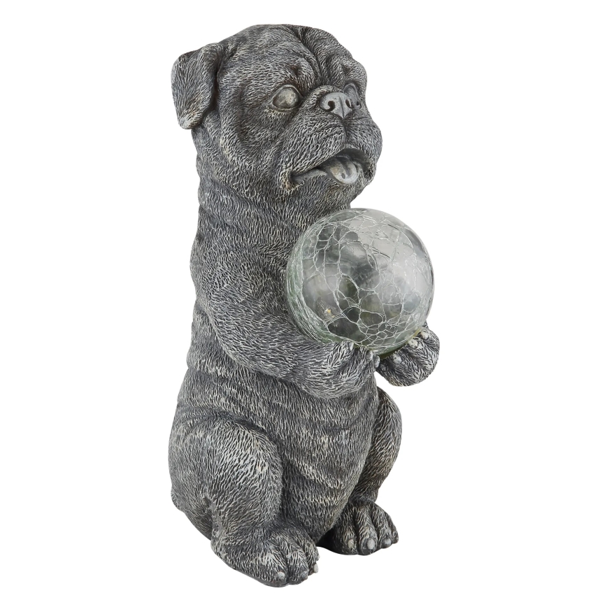 Globo - Décoration solaire LED/0,02W/3V IP44 chien