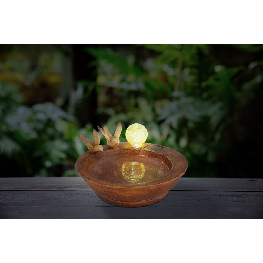 Globo – LED-Solarleuchte LED/0,06W/3V IP44 Vogeltränke