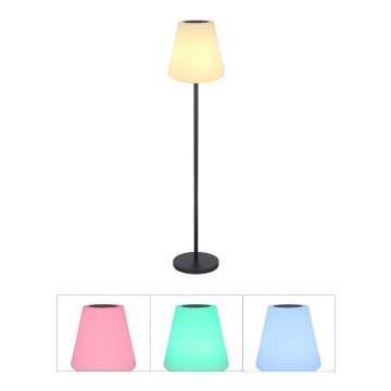 Globo 33897 - Lampadaire solaire tactile RGB LED/0,1W/3V IP44 + Télécommande