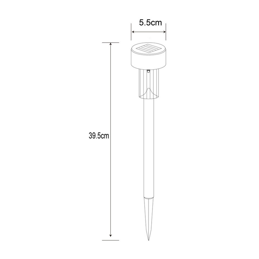 Globo - Lampada solare LED LED/0,06W/1,2V IP44