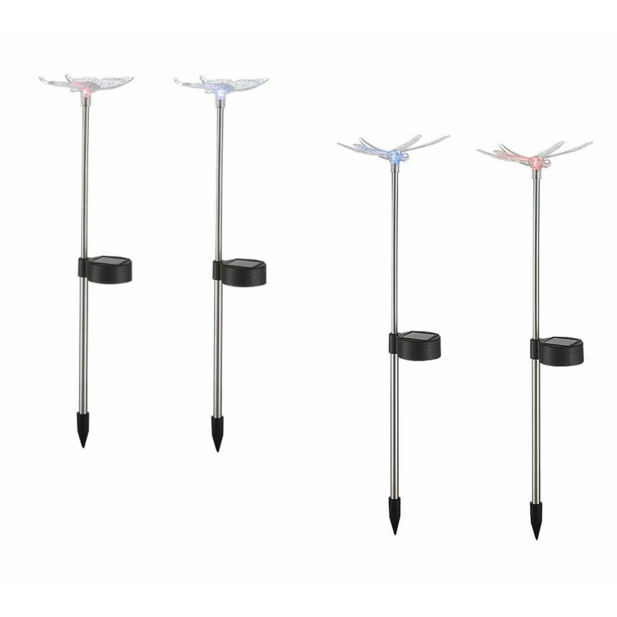 Globo - LOT 4x Lampe solaire LED LED/0,06W/3V IP44