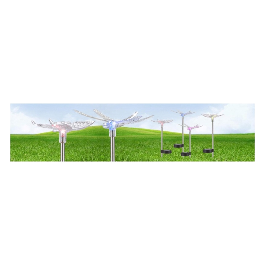 Globo - SET 4x Lampada LED solare LED/0,06W/3V IP44