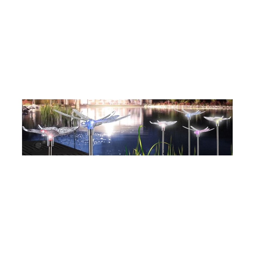 Globo - SET 4x LED-Solarbeleuchtung LED/0,06W/3V IP44