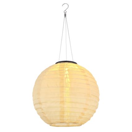 Globo - Höhenverstellbare LED-Solar-Pendelleuchte LED/0,5W/3V IP44 beige