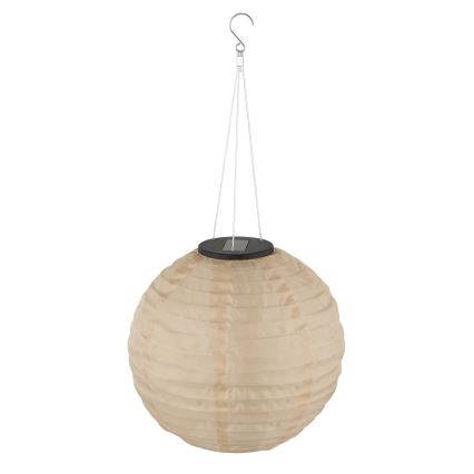 Globo - Höhenverstellbare LED-Solar-Pendelleuchte LED/0,5W/3V IP44 beige