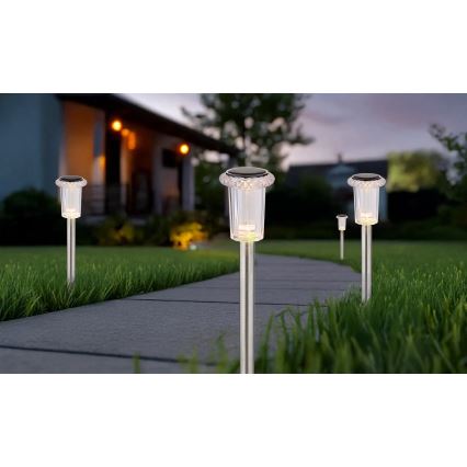 Globo - SET 4x LED-Solarleuchte LED/0,06W/1,2V IP44