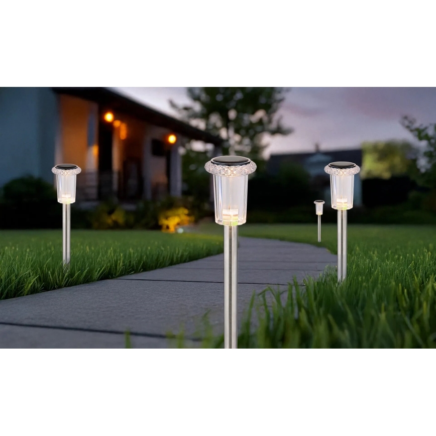 Globo - SET 4x LED-Solarleuchte LED/0,06W/1,2V IP44