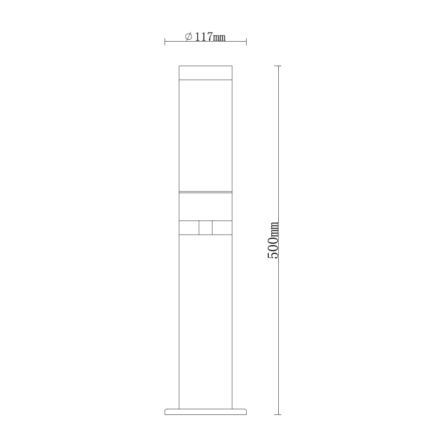 Globo - Lampe d'extérieur 1xE27/15W/230V IP44