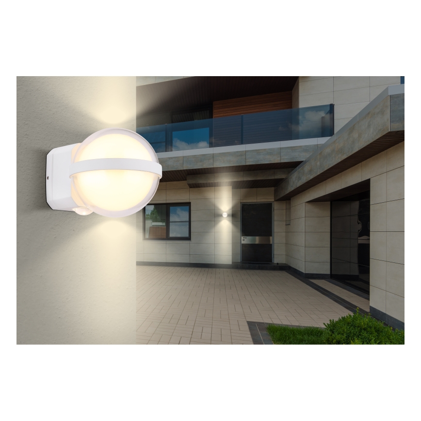 Globo - Applique murale extérieure LED/12W/230V IP54 blanc