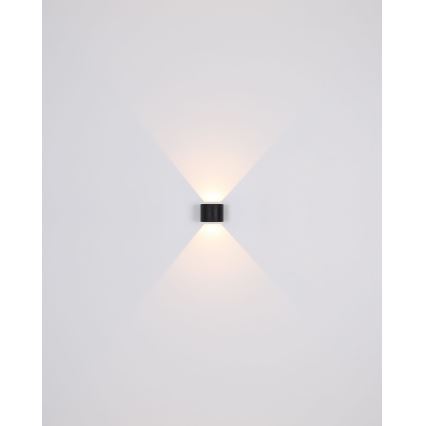 Globo - Applique da esterno 2xLED/3W/230V IP54 nero