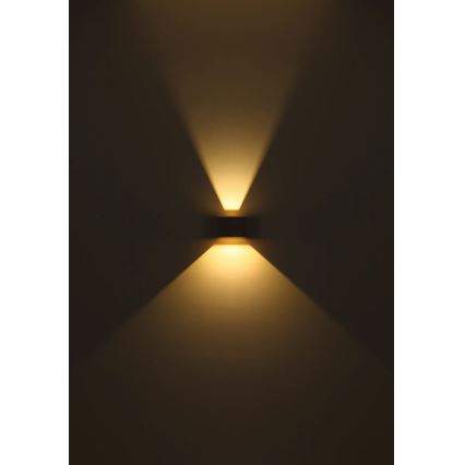Globo - LED-Außenwandleuchte mit Sensor 2xLED/3W/230V IP54