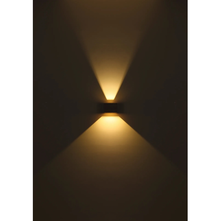 Globo - LED-Außenwandleuchte mit Sensor 2xLED/3W/230V IP54