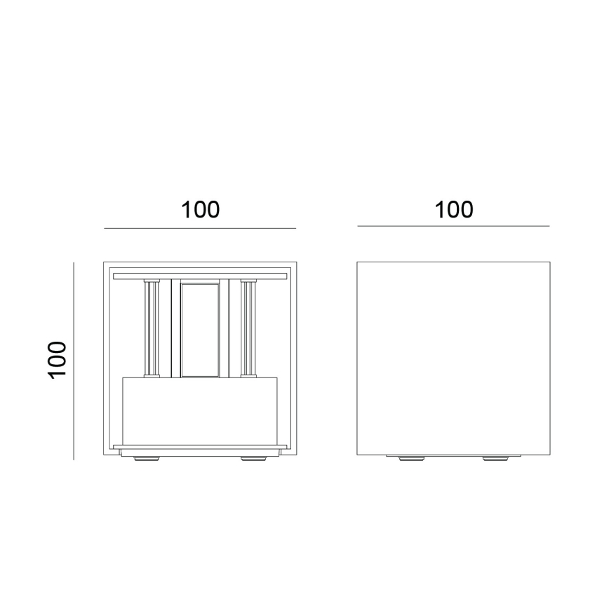 Globo - Applique da esterno LED 2xLED/3W/230V IP54