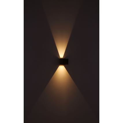 Globo - Applique a LED da esterno 2xLED/3W/230V IP44 marrone