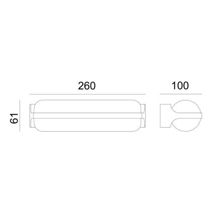 Globo - Applique da esterno a LED LED/20W/230V IP54