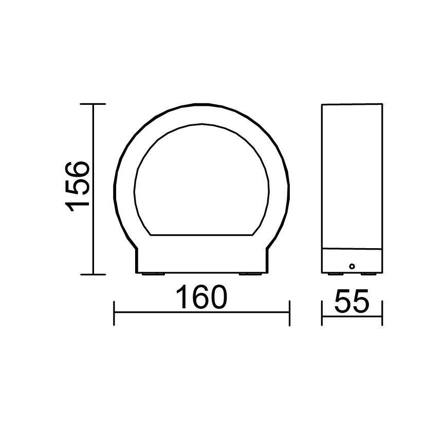 Globo - LED-Außenwandleuchte LED/6W/230V IP54