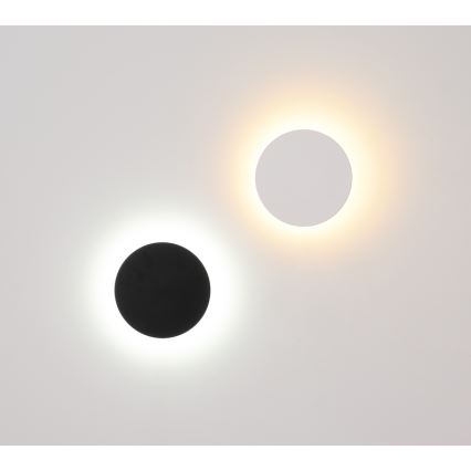Globo - Lampada da parete LED da esterno LED/15W/230V 3000/4000/6000K diam. 25,2 cm IP44 nero